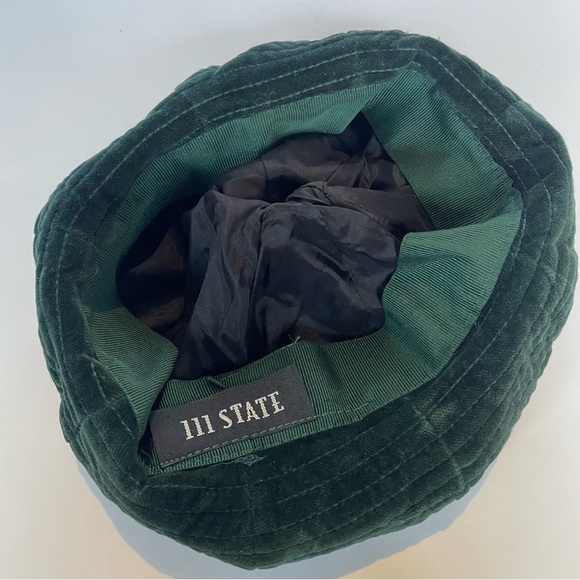 Vintage Green Velvet Beret Made in Italy - Picture 8 of 9